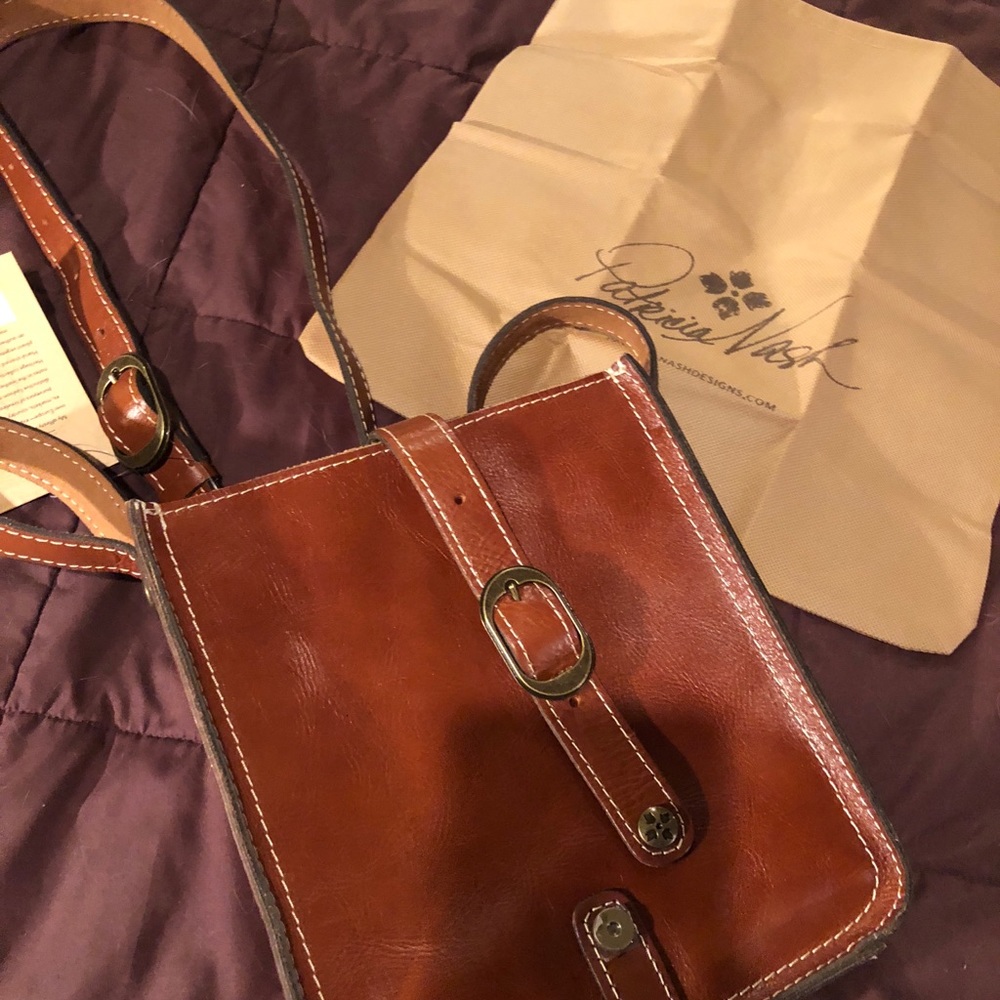 Leather cross body